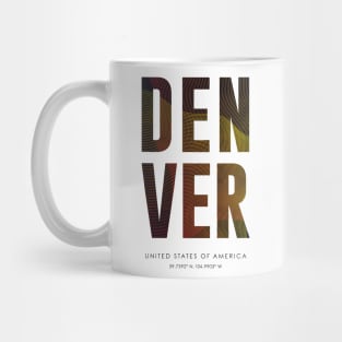 Denver City typography Mug